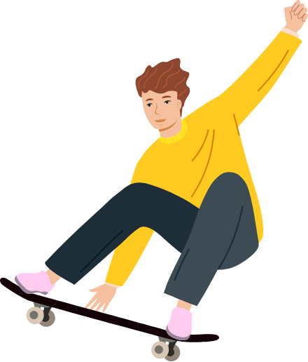 スケートボードイラスト