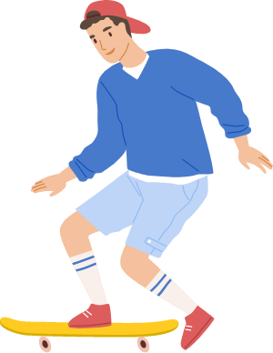 スケートボードイラスト