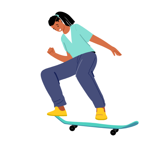 スケートボードイラスト